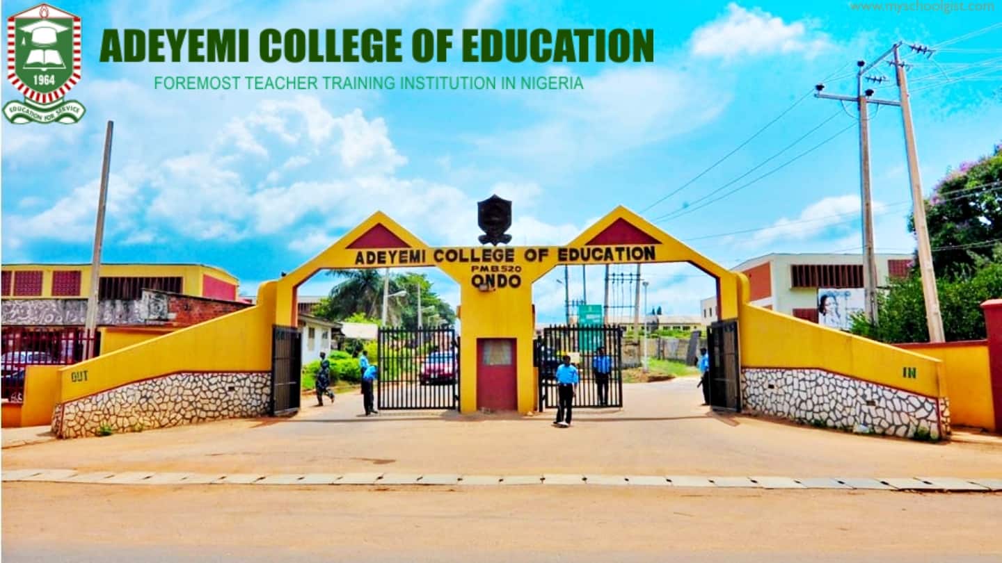 Adeyemi Federal University of Education Post UTME/Direct Entry Form